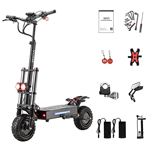 M YUME SCOOTER Y11PRO Electric Scooter 31.5AH Battery 60V 6000W Dual Motors up to 50 MPH